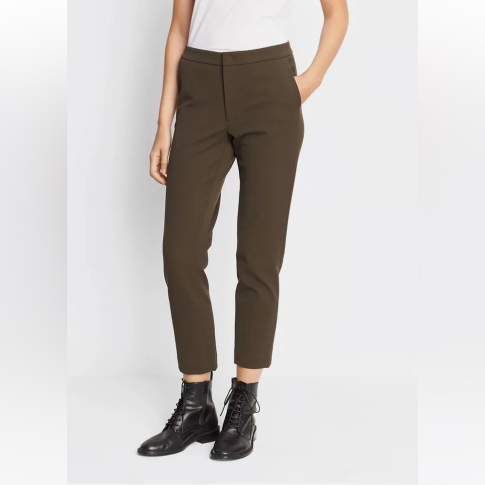 VINCE WOMENS‎ STOVEPIPE CROPPED TROUSERS J2